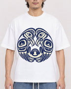 Mockup Boxy Heavyweight Tee White male close-up 03