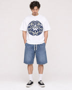 Mockup Boxy Heavyweight Tee White male full-body 03