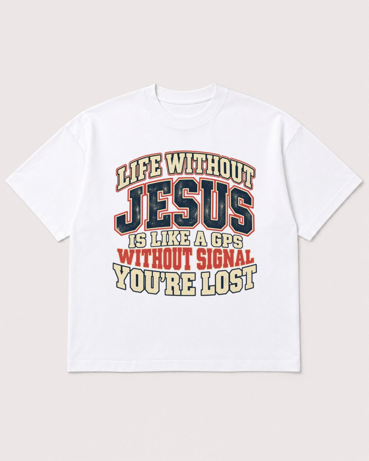 Mockup Boxy Heavyweight Tee White product
