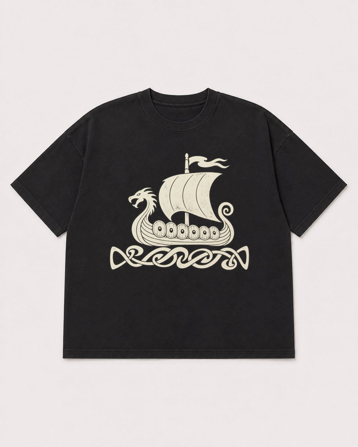 Mockup Boxy Heavyweight Tee Black product