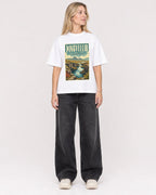 Mockup Boxy Heavyweight Tee White female full-body 08
