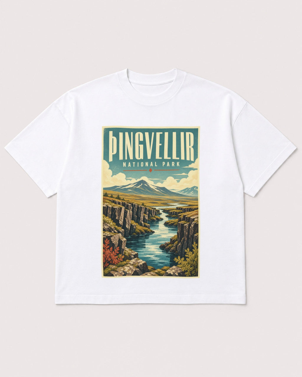 Mockup Boxy Heavyweight Tee White product