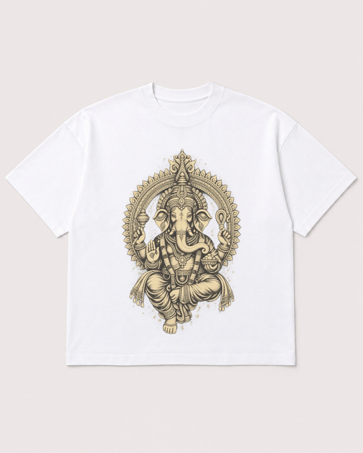 Mockup Boxy Heavyweight Tee White product