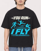 Mockup Boxy Heavyweight Tee Black male close-up 03