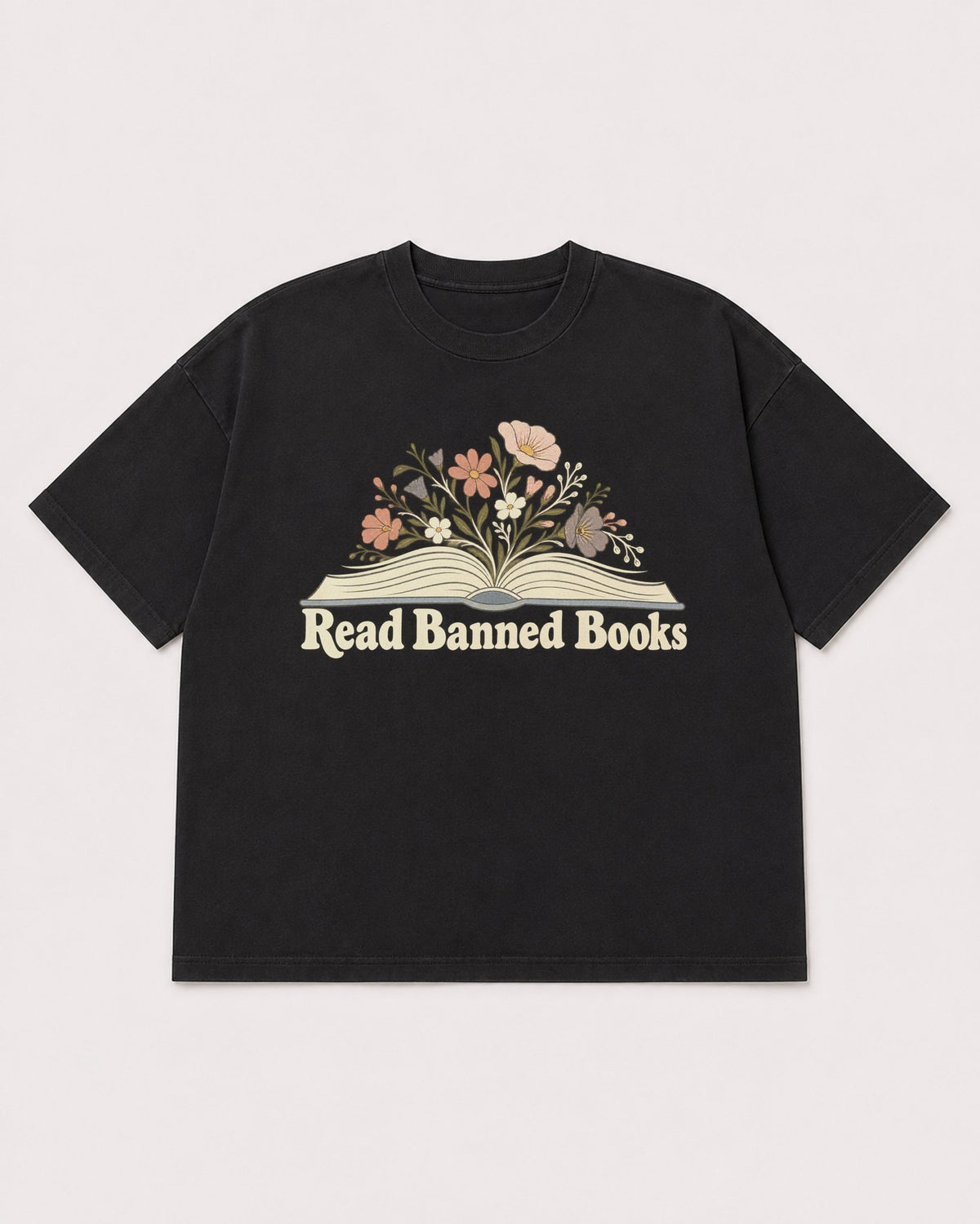 Mockup Boxy Heavyweight Tee Black product