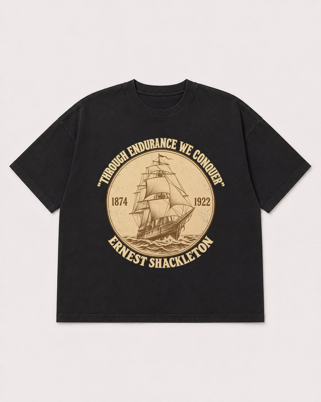Mockup Boxy Heavyweight Tee Black product