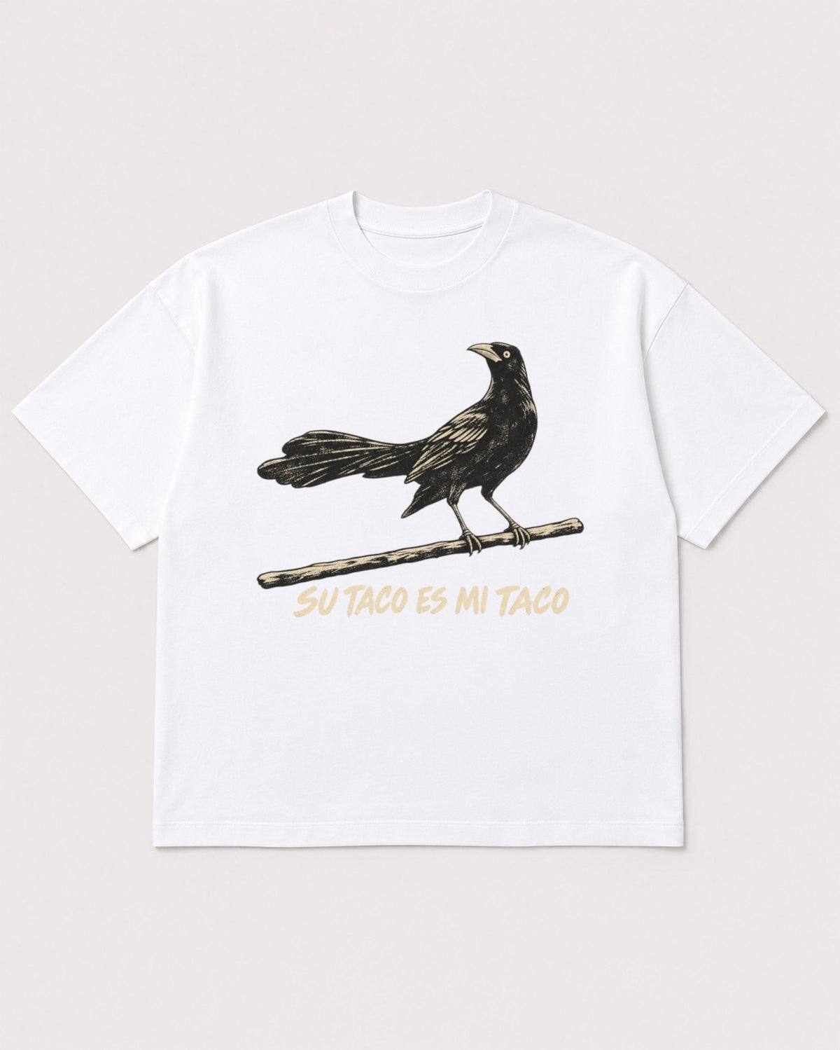 Mockup Boxy Heavyweight Tee White product