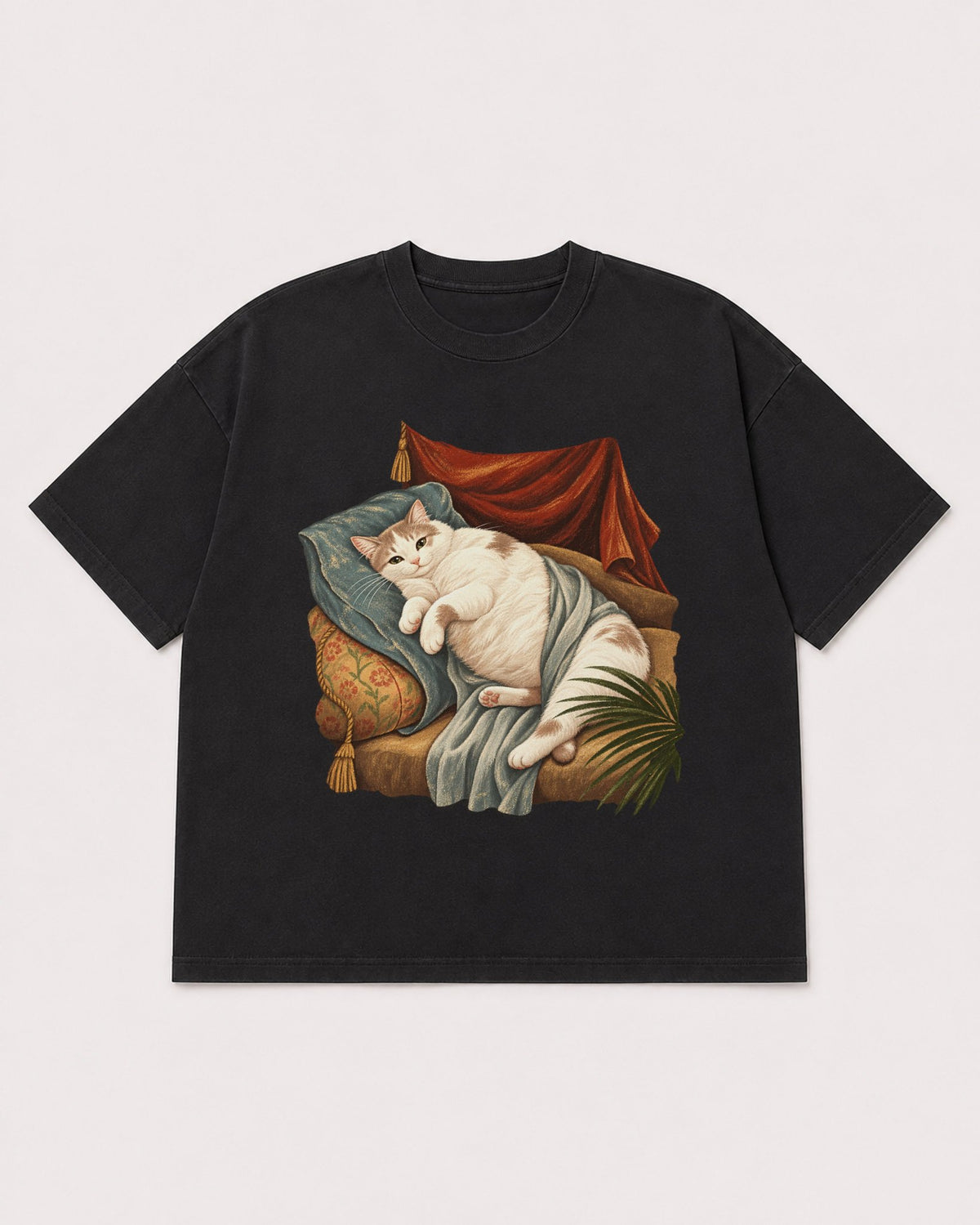Mockup Boxy Heavyweight Tee Black product