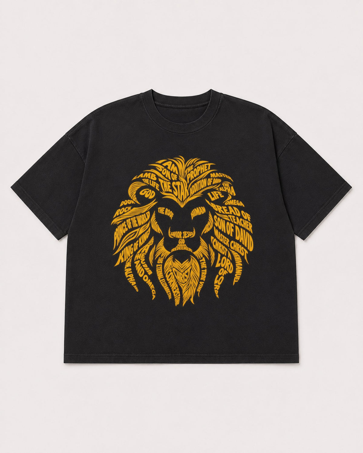 Mockup Boxy Heavyweight Tee Black product