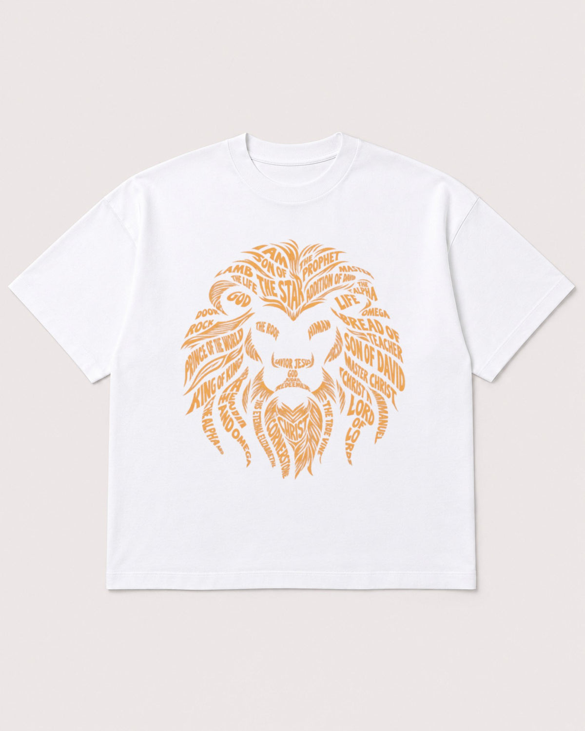 Mockup Boxy Heavyweight Tee White product