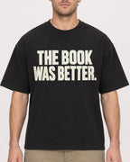Mockup Boxy Heavyweight Tee Black male close-up 08