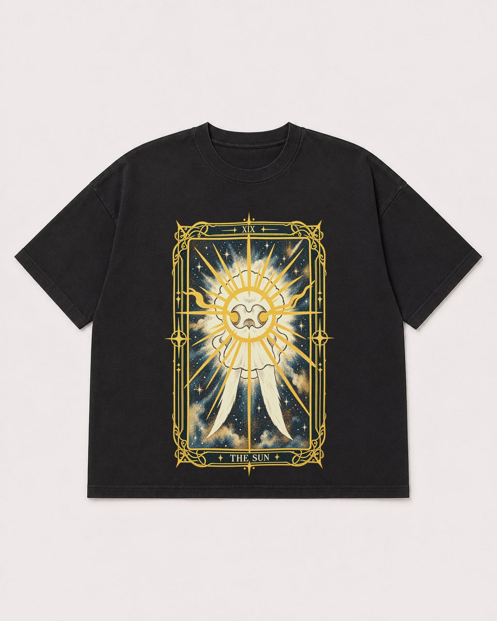 Mockup Boxy Heavyweight Tee Black product