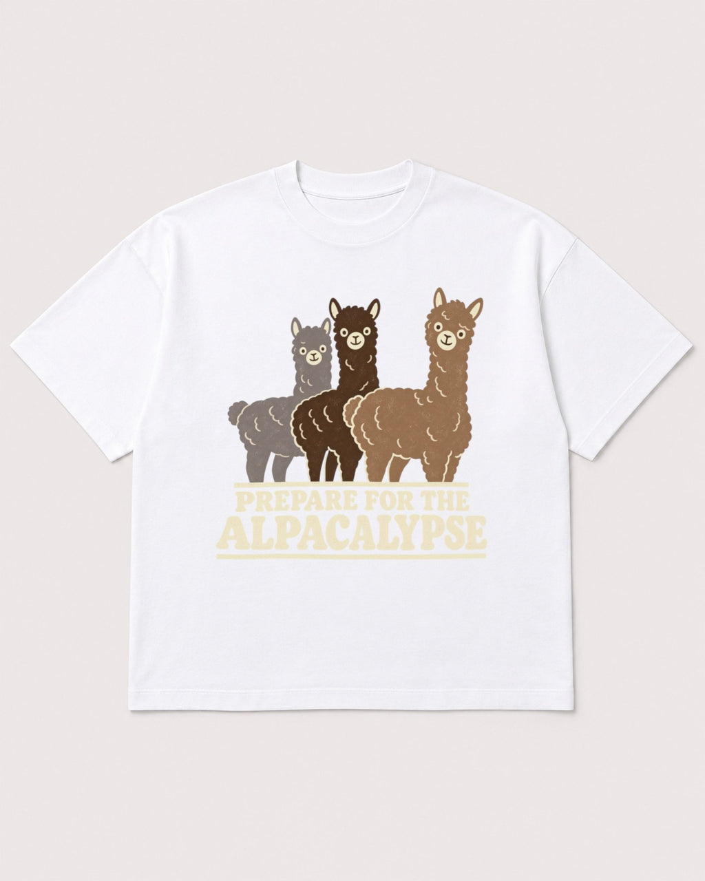 Mockup Boxy Heavyweight Tee White product