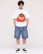 Mockup Boxy Heavyweight Tee White male full-body 03