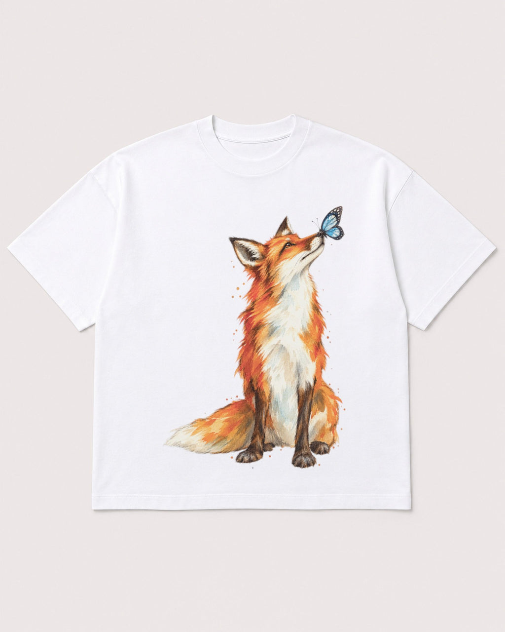 Mockup Boxy Heavyweight Tee White product