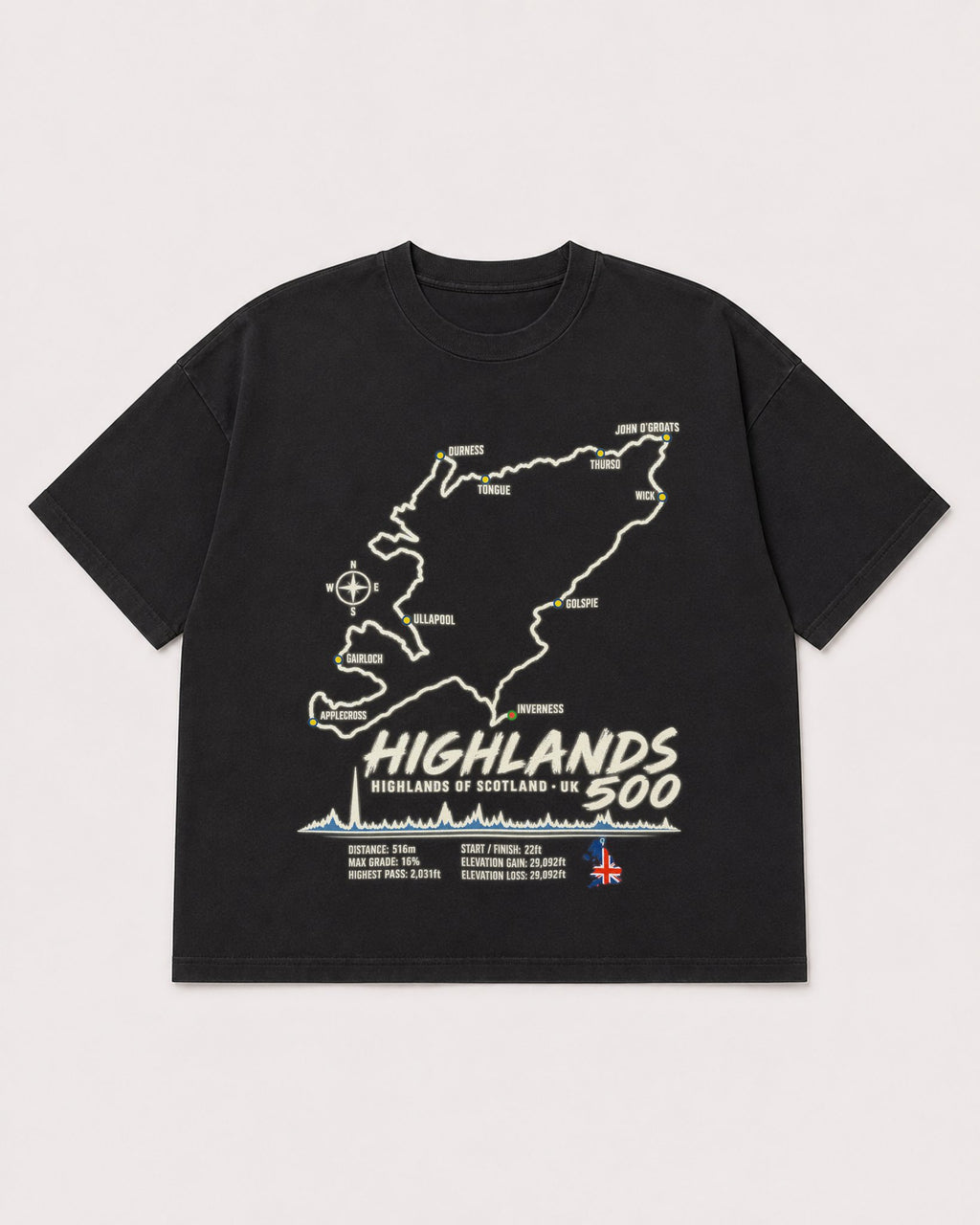 Mockup Boxy Heavyweight Tee Black product