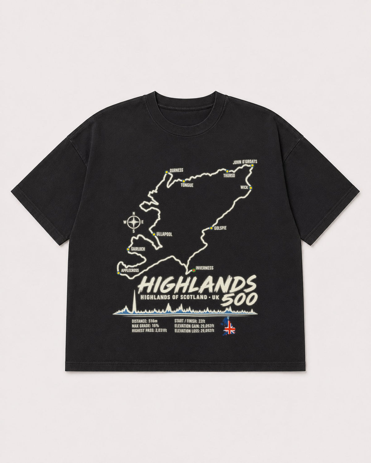Mockup Boxy Heavyweight Tee Black product