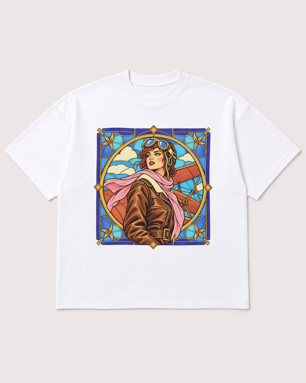 Mockup Boxy Heavyweight Tee White product
