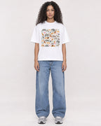 Mockup Boxy Heavyweight Tee White female full-body 10