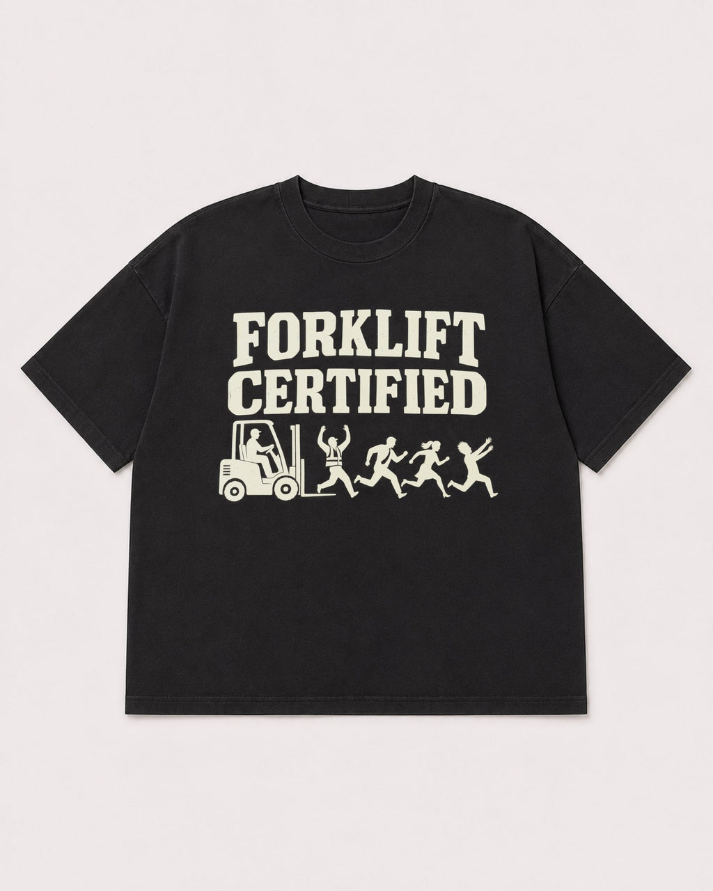 Mockup Boxy Heavyweight Tee Black product