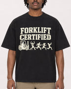 Mockup Boxy Heavyweight Tee Black male close-up 04