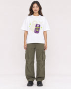 Mockup Boxy Heavyweight Tee White female full-body 02