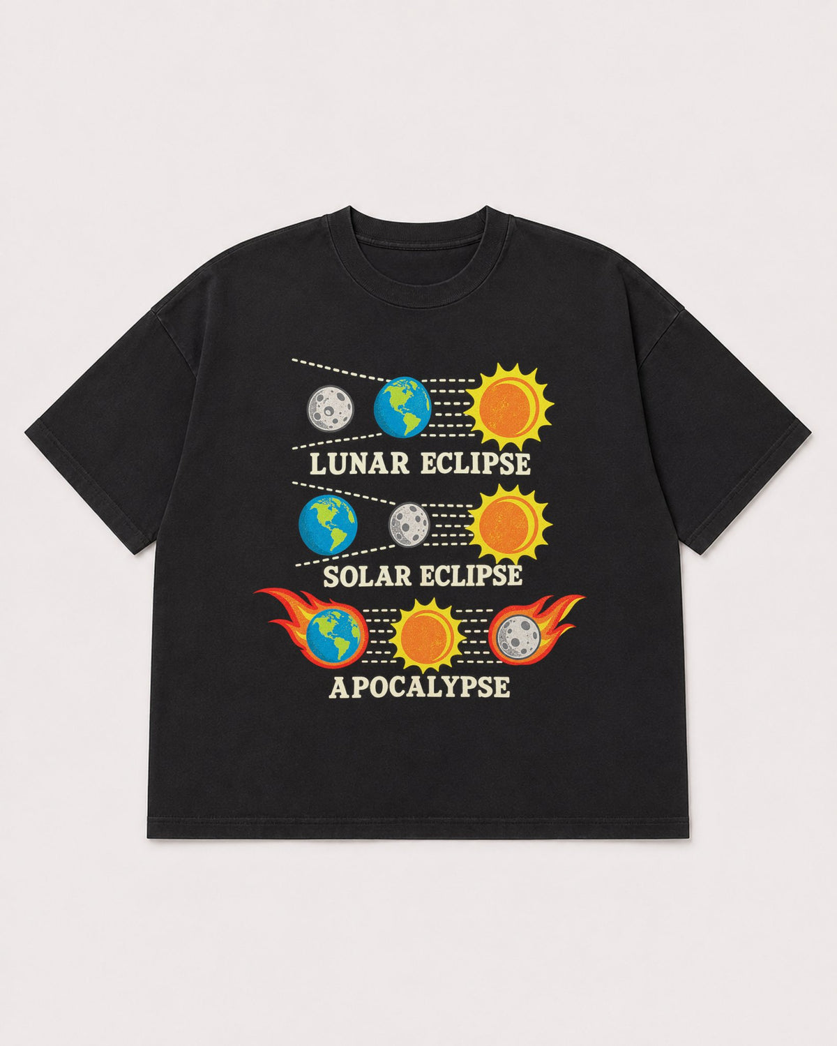 Mockup Boxy Heavyweight Tee Black product