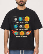 Mockup Boxy Heavyweight Tee Black male close-up 47