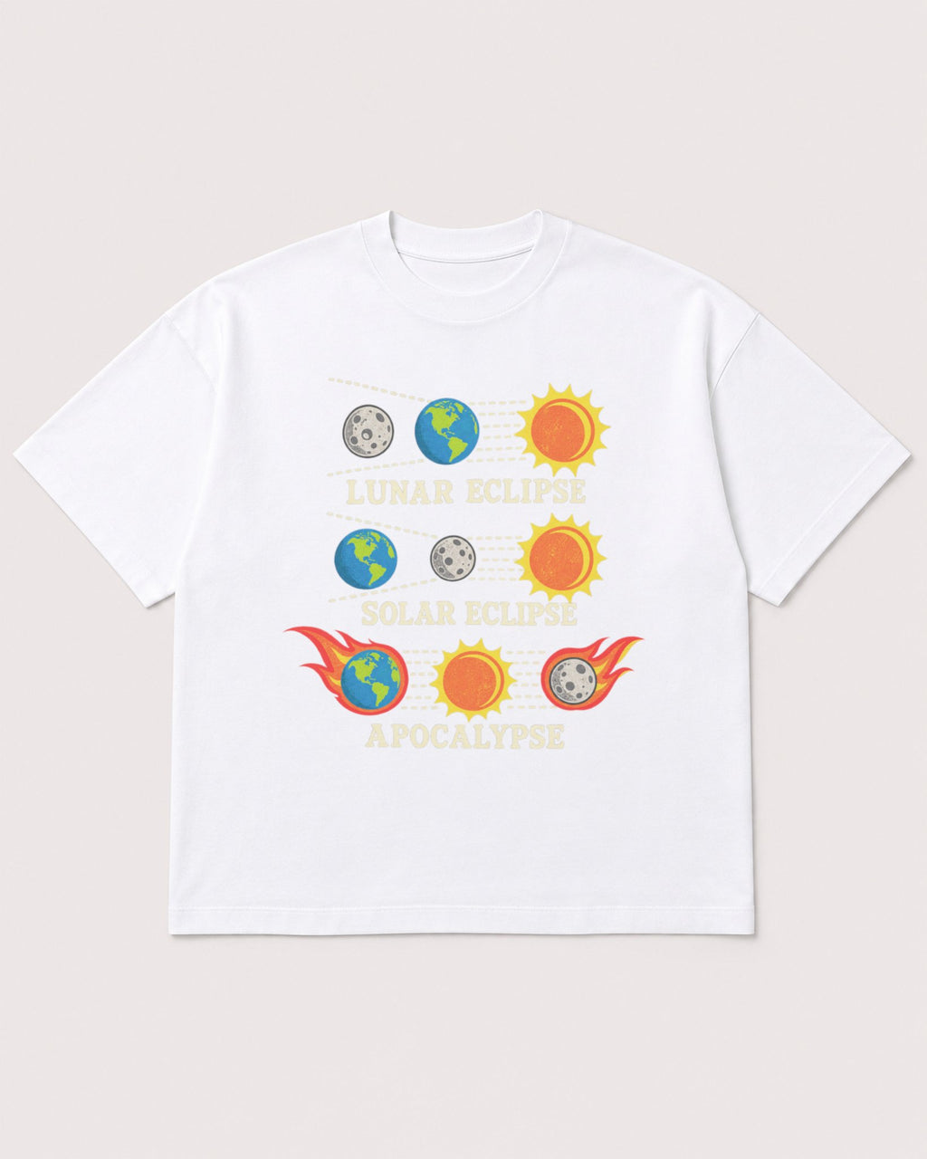 Mockup Boxy Heavyweight Tee White product