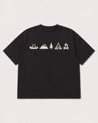 Mockup Boxy Heavyweight Tee Black product
