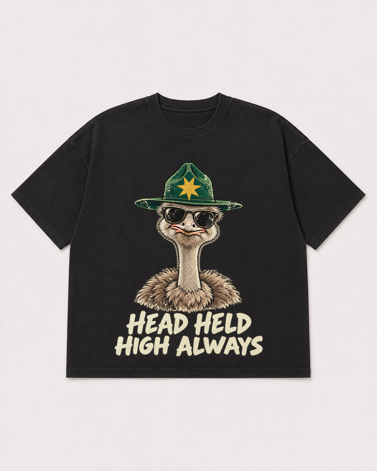 Mockup Boxy Heavyweight Tee Black product