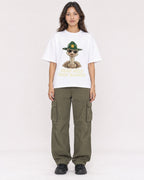 Mockup Boxy Heavyweight Tee White female full-body 02