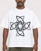 Mockup Boxy Heavyweight Tee White male close-up 14