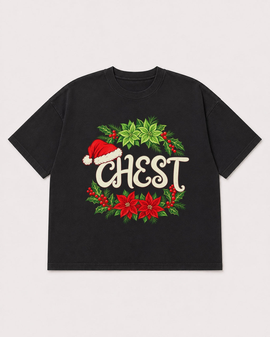 Mockup Boxy Heavyweight Tee Black product