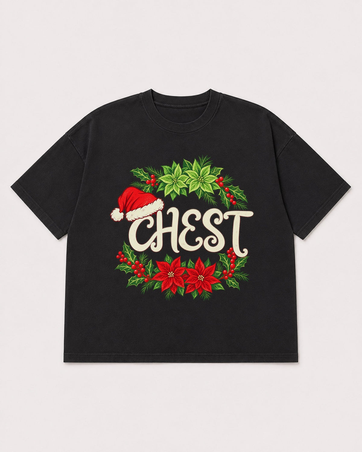 Mockup Boxy Heavyweight Tee Black product