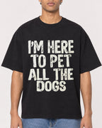 Mockup Boxy Heavyweight Tee Black male close-up 10