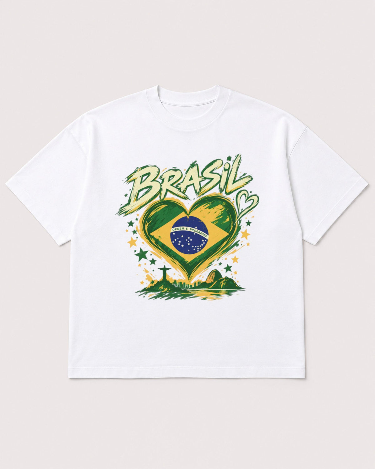 Mockup Boxy Heavyweight Tee White product