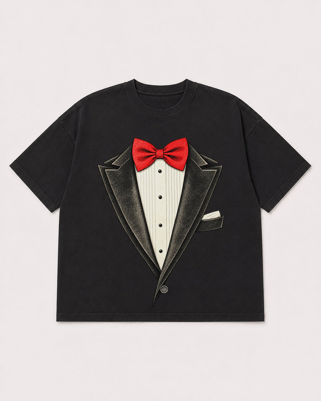 Mockup Boxy Heavyweight Tee Black product