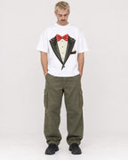 Mockup Boxy Heavyweight Tee White male full-body 39