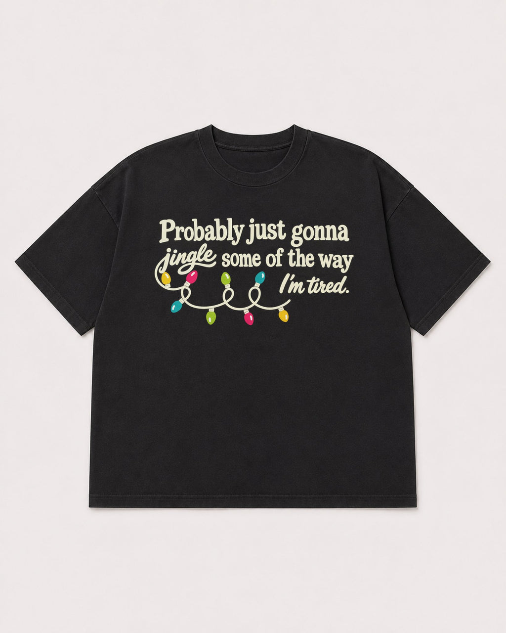 Mockup Boxy Heavyweight Tee Black product