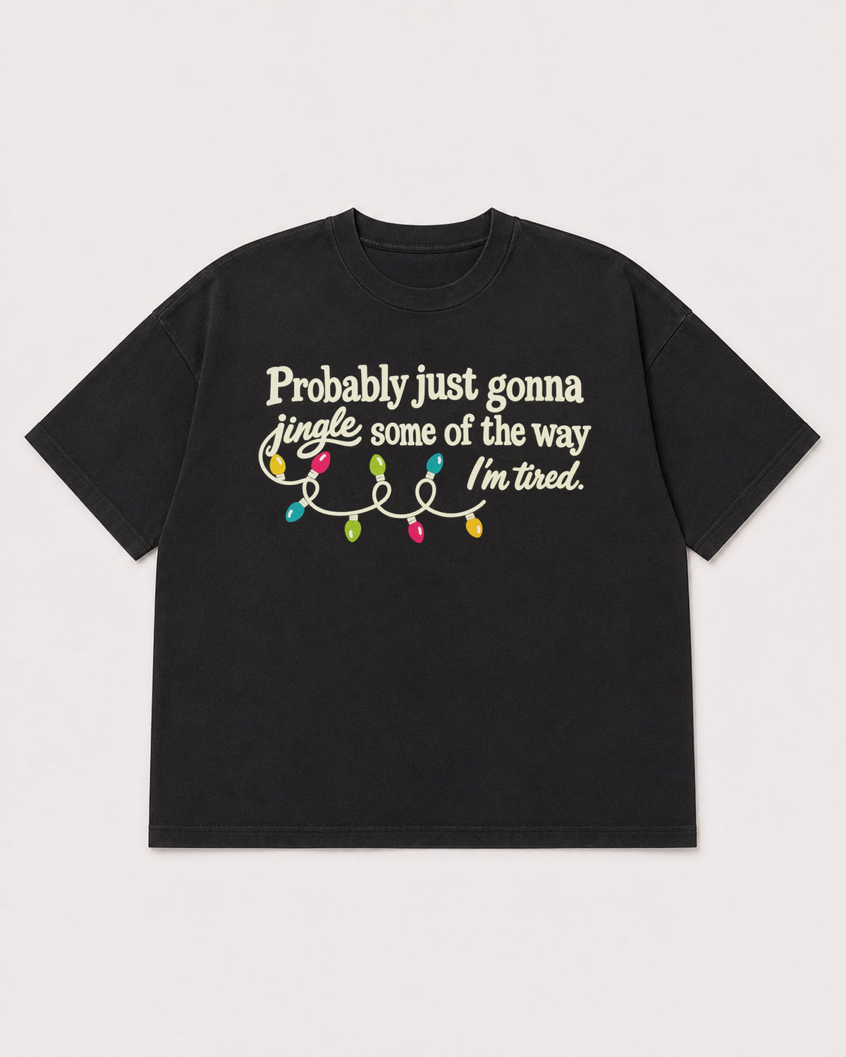 Mockup Boxy Heavyweight Tee Black product