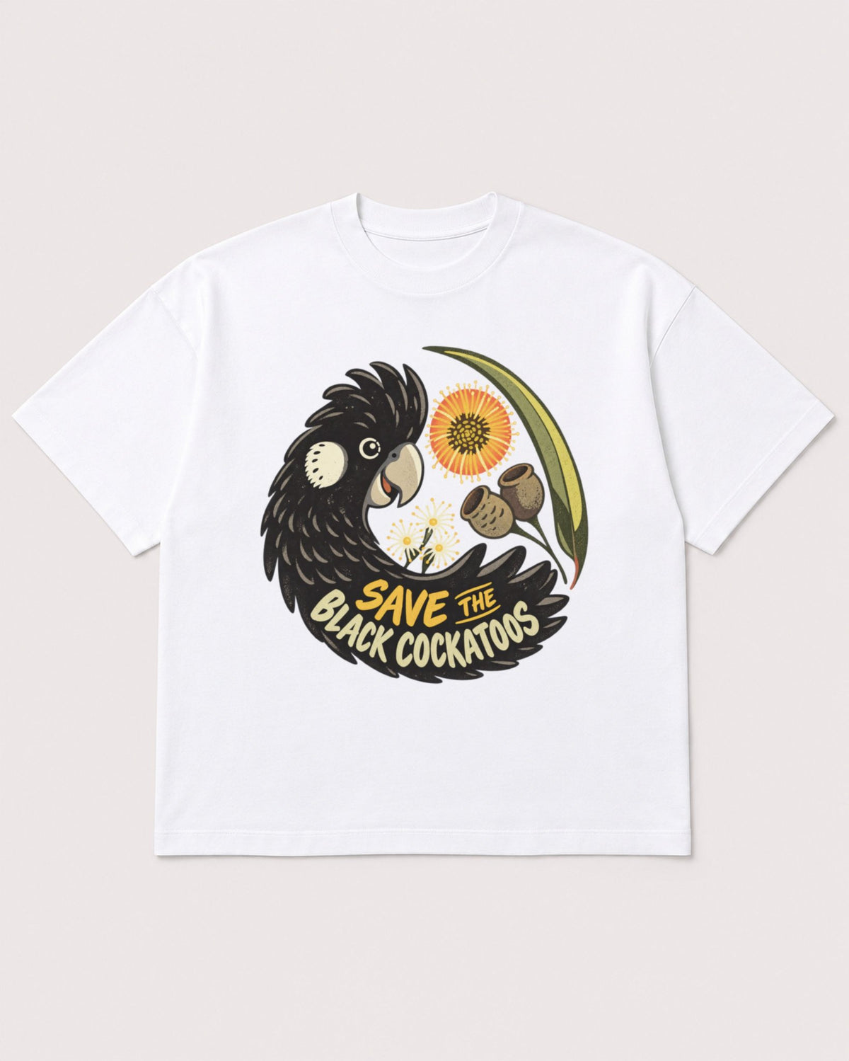Mockup Boxy Heavyweight Tee White product