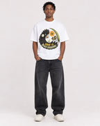 Mockup Boxy Heavyweight Tee White male full-body 05
