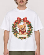 Mockup Boxy Heavyweight Tee White male close-up 09