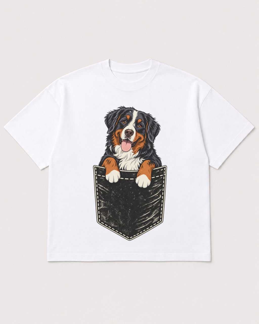 Mockup Boxy Heavyweight Tee White product