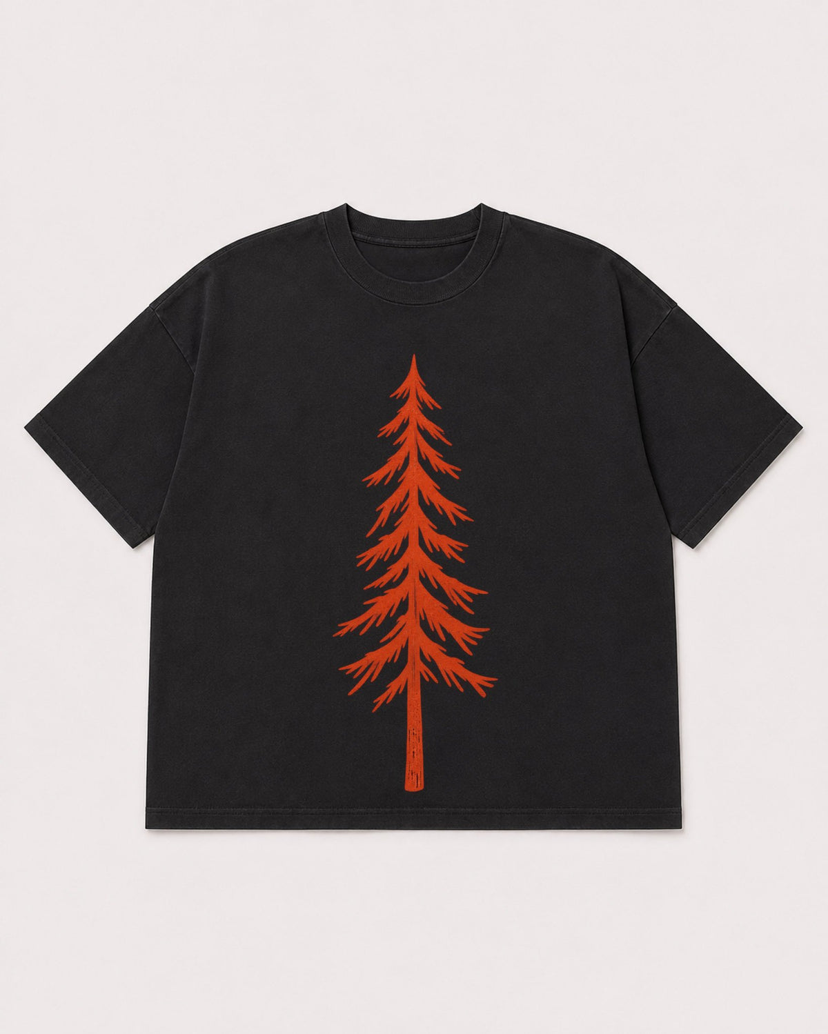 Mockup Boxy Heavyweight Tee Black product