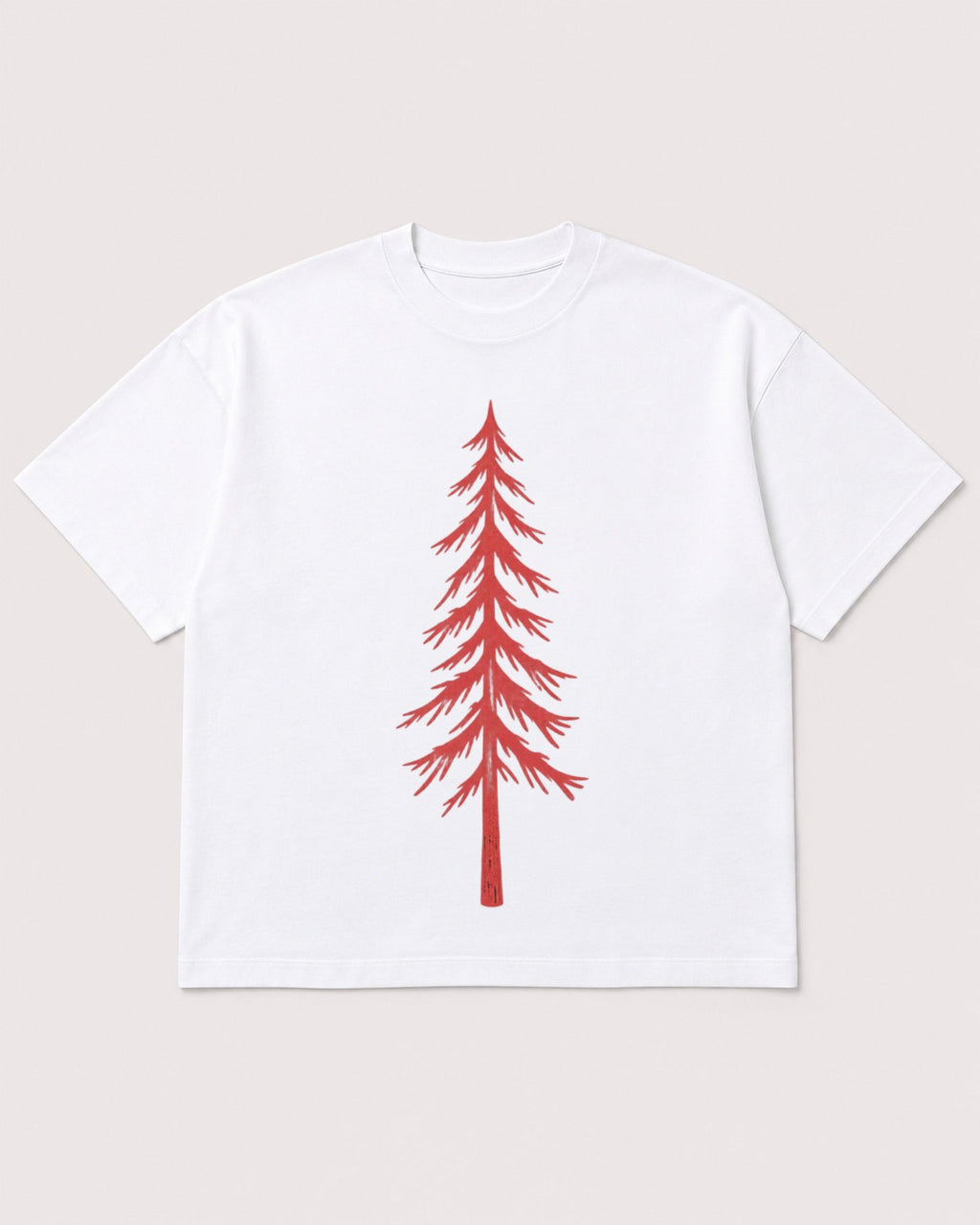 Mockup Boxy Heavyweight Tee White product