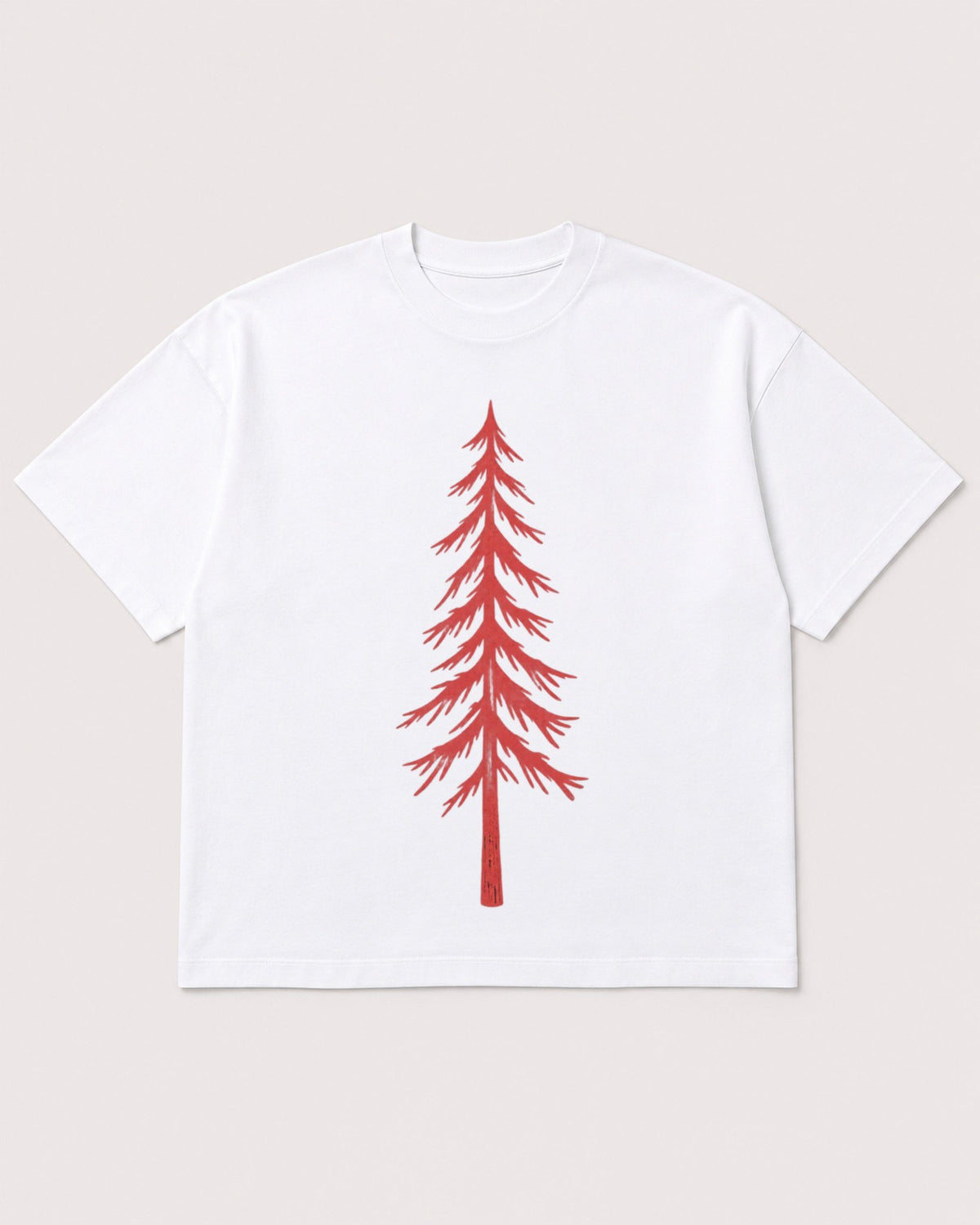 Mockup Boxy Heavyweight Tee White product