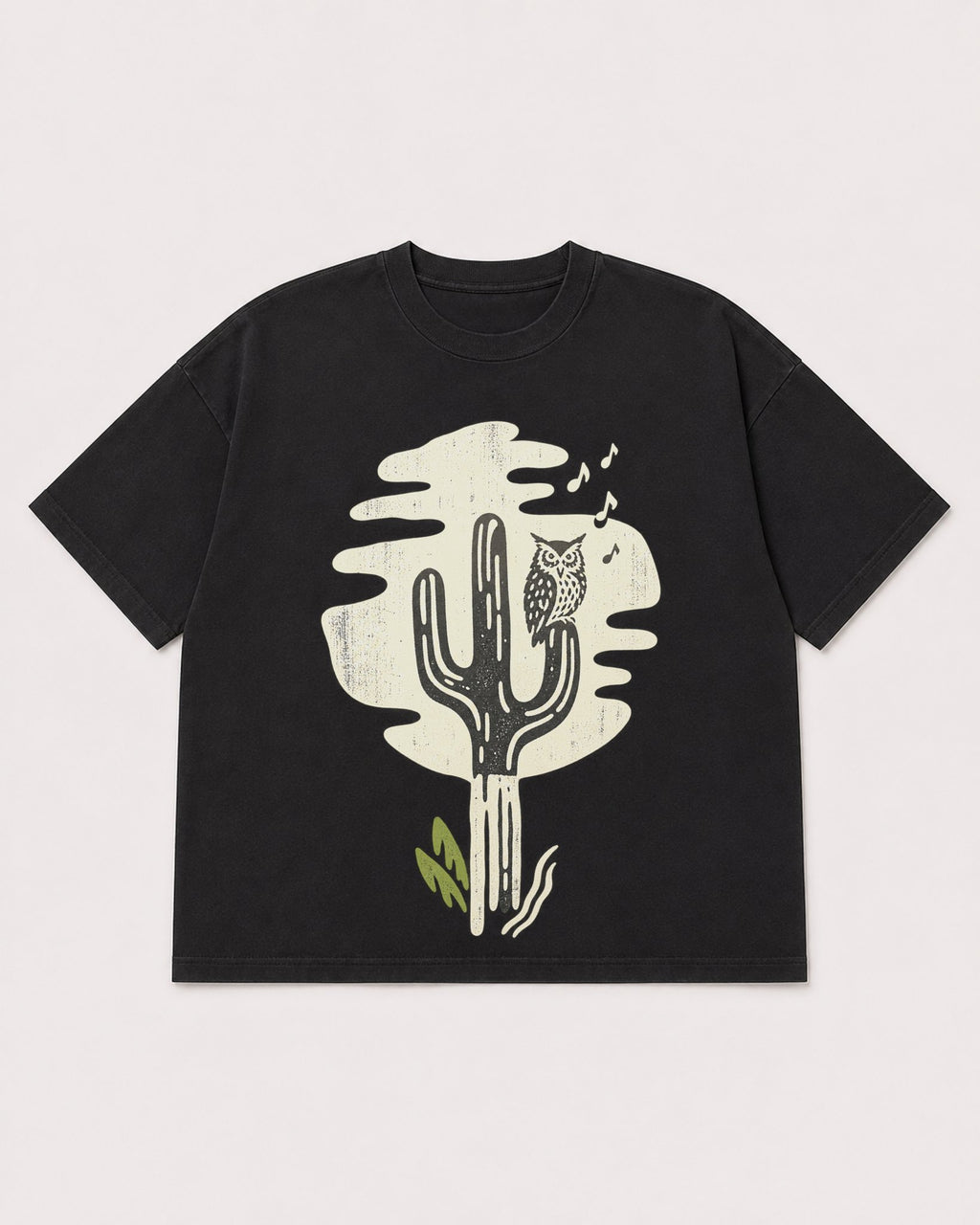 Mockup Boxy Heavyweight Tee Black product