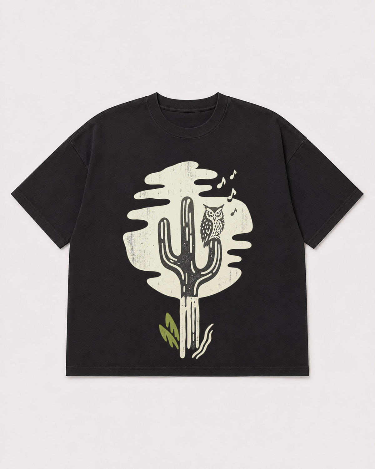 Mockup Boxy Heavyweight Tee Black product